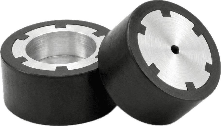 Par de rines de aluminio para Mini Sumo de FDJ Robotics